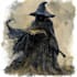 draw creepy style fantasy character art