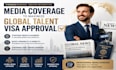 do media coverage to maximize global talent visa approval