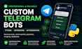build a custom telegram bot with automation