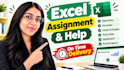 do microsoft excel assignments, projects and tasks