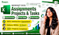 do microsoft excel assignments, projects and tasks
