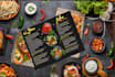 do food menu design, restaurant menu design, food flyer
