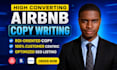 write SEO optimized airbnb copywriting, vacation rental listing description