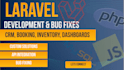 develop PHP laravel website and fix PHP laravel bugs