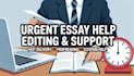 help with urgent essay writing and editing support