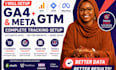 setup ga4 google tag manager and meta pixel tracking