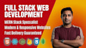 develop full stack react js website with next js and mern stack web app