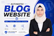create an automated autoblog website with SEO and design
