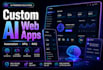 develop custom ai solutions websites and web apps