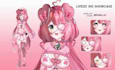 design and rig 2d vtuber model, live2d model, vtuber rigging, anime art vtuber