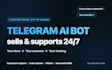 build a custom coded telegram ai bot with gpt or claude