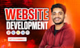 do custom website development full stack business website developer