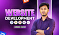 do custom website development full stack business website developer