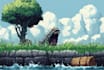 create pixel art game backgrounds and environments
