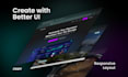 create responsive modern website UI design