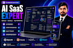 build ai powered saas web app and admin dashboard