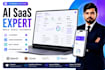 build ai powered saas web app and admin dashboard