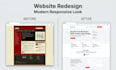 redesign your website homepage with a modern responsive look