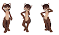 create 3d vtuber model, animal, furry, vrchat avatar, vroid model