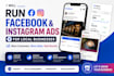 run facebook and instagram ads for restaurants