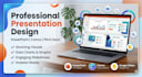 design educational PPT, school powerpoint, pitch deck, canva presentations