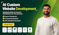 do ai website development, chatbot, and custom web app as a full stack developer