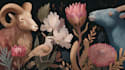draw an animal and botanical illustration