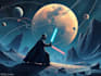 create star wars and sci fi illustration
