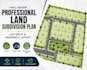design professional land subdivision plan, lot split and property layout