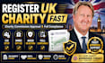 register UK charity with uk charity commission full legal compliance support