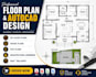 do floor plan, autocad, architecture, 2d floor plan, house plan, site plan