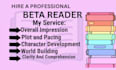 beta read your manuscript with honest reader feedback