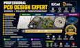 do schematic pcb kicad design, esp32 pcb, rf pcb design using altium, led pcb