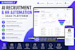 develop saas ai powered recruitment website, HR automation, ai resume screening