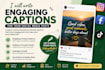 write engaging captions and social media content
