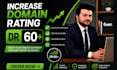 increase domain rating ahrefs dr60 plus