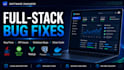 fix bugs in your full stack web app, backend, rest API or database