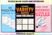 design challenging puzzle adventures, cover, and interiors