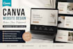 design canva landing page and canva website