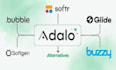 bulid a no code mobile app fast using bubble, adalo, or glide