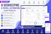develop saas ai bookkeeping conversational ai website, ai payroll automation web