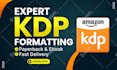 format your book for amazon KDP