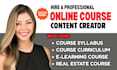 refine, edit and structure coaching course scripts and learning materials