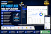 develop custom python flask web application with database