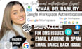 fix dns, mx, spf dkim, dmarc and email deliverability issues
