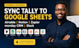sync tally to google sheets airtable notion zapier integration monday crm slack