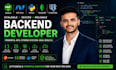 build a scalable backend API using nodejs, dotnet core, python