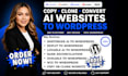copy clone conert hostinger ai replit durable lovable or wix to wordpress