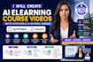 create elearning video course video ai avatar using synthesia heygen