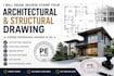 draw, review, stamp your architectural and structural drawing  in USA